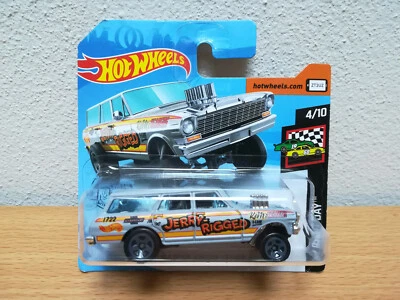 Hot Wheels '64 Nova Wagon Gasser 2019 HW Race Day 4/10 FYD77 198/250 - Immagine 1 di 2