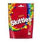 Skittles Vegan Chewy Sweets Fruit Flavoured Pouch Bag 136g Yummy Sweets For All