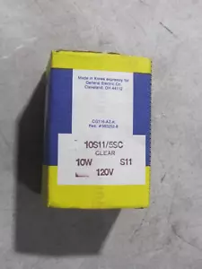 6 Pack - GE 10 watt 120 volt 10S11/5SC Railway Signal Lamp Bulb GE NEW - Picture 1 of 7