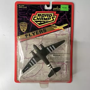 Vintage 1995 Road Champs Flyers USAF Green Douglas C-47 Nos - Picture 1 of 4
