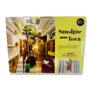 Dollhouse Book Nook 3D Wooden Sunshine Town ROLIFE DIY Miniature 1:24 Decor Gift - Picture 1 of 15