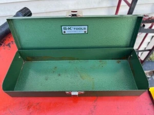 Vintage S-K Tools Socket Set Metal Case Box Empty - Picture 1 of 2