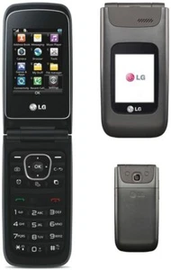 LG A341 - Black - (Telus) Flip Phone Unlocked Bell Rogers - Picture 1 of 4