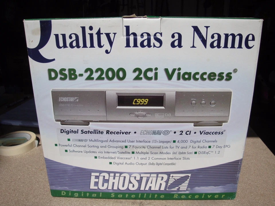 DIGITAL RICEIVER DSB - 220  2C - VIACCESS - ECHOSTAR - COME NUOVO - Immagine 1 di 1