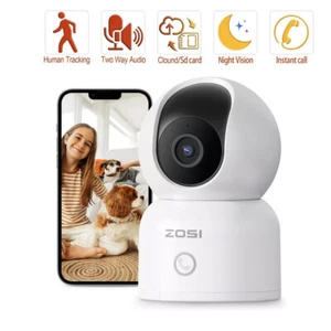 ZOSI Multi-Function Wireless Security Camera 2.4/5G WiFi 2 WAY Audio Home CCTV - Picture 1 of 9