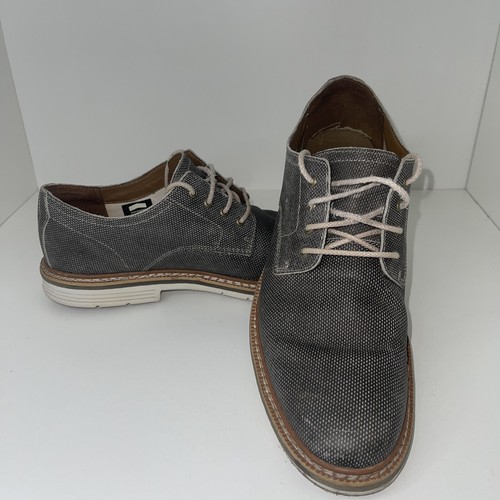 Scarpe Oxford grigie Timberland Naples Trail taglia 10 5 stampate in pelle nabuk