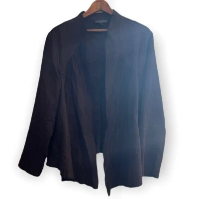 Elementz Faux Suede Open Front Lightweight Jacket - Image 1 of 4