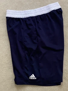 Adidas Herren 2XL Sport 3 Streifen Shorts Climalite Basketball DX6658 blau weiß - Bild 1 von 12