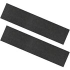 Black Skateboard Grip Tape Self-adhesive Sandpaper (2 Sheets)-