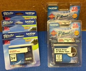 BROTHER P-TOUCH TZ-241 (&) TZe-242 TAPES - Picture 1 of 5