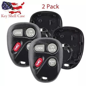 2 For 1996 1997 1998 1999 2000 2001 2002 Chevy Camaro Remote Key Fob Shell Case - Bild 1 von 8