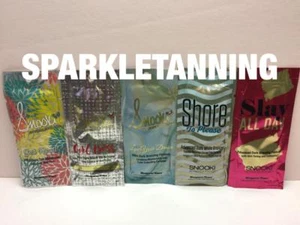 Supre Tan SNOOKI BRONZER MAXIMIZER Indoor Tanning Sample Lotion 5 Packets LOT D - Picture 1 of 1