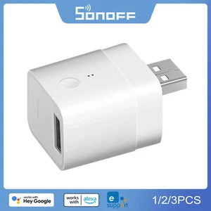 Adaptateur USB intelligent SONOFF micro sans fil Wifi mini adaptateur secteur USB commutateur 5 V - Photo 1/15