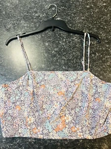 Arizona Purple Multi Color Cropped Top Women’s Size XL - Picture 1 of 6