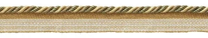 Gold Grün Taupe 3/16" Dekorative Lippenkordel Winter Wiese [10 Yards] - Bild 1 von 1