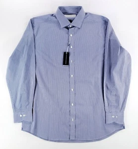 Holderness & Bourne McDermott Shirt Blue White Micro Check Mens XXL NWT - Picture 1 of 11