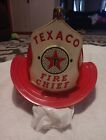 Vintage Texaco Fire Chief Toy Fireman Hat Helmet 1960'S Park Plastics