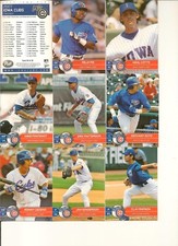 2007 Iowa Cubs Complete Retail Set - NM/MT