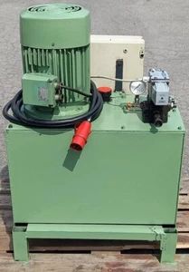 Centralina Oleodinamica 120 Litri Motore 5,5 Kw 7,5 CV Pompa ad Ingranaggi - Foto 1 di 8