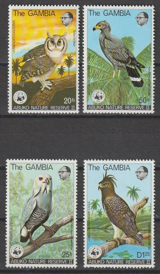 GAMBIA 1978 WWF SG 400/403 MNH Foto 1 de 1