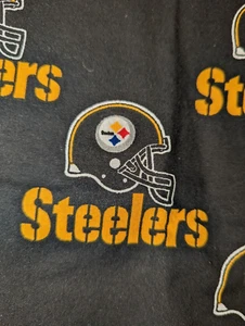 Cotton NFL Steelers football Print Cotton Fabric 14" x 55" Pittsburg Stiller - Picture 1 of 9
