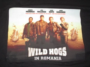 MOTORCYCLES - WILD HOGS IN ROMANIA (LG) T-Shirt LAWRENCE TRAVOLTA ALLEN MACY - Picture 1 of 2