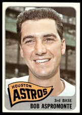 1965 TOPPS BOB ASPROMONTE 175 EX BASEBALL HOUSTON ASTROS