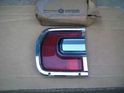 Lente lámpara trasera izquierda nueva MoPar 1968 Plymouth Belvedere Satellite Station Wagon Foto 1 de 3