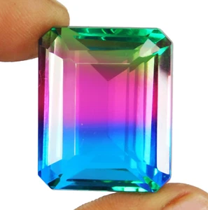 Top Quality 93.30 Ct Natural Bi color Tourmaline Loose Gemstone From Afghanistan - Picture 1 of 7