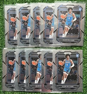 10er-Set 2022-23 Panini Prizm Jalen Williams Rookie RC #246 Thunder Rising Star - Bild 1 von 1