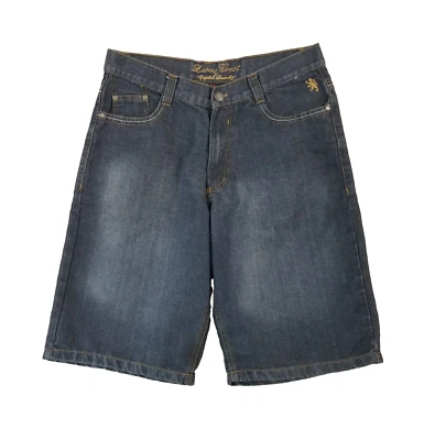 Lions Crest English Laundry Denim Shorts Hombre 32x 12.5 Urbano Hip Hop Streatwear Foto 1 de 4