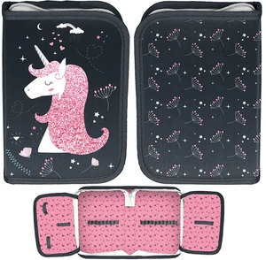 Federmäppchen EINHORN ohne Inhalt Schulmäppchen Etui FEDERMAPPE UNICORN Madchen - Bild 1 von 4