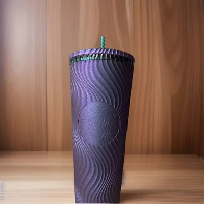 Copo Starbucks Tumbler Sua Majestade Roxo Brilhante Suave Tampa Parafusada - Imagem 1 de 4