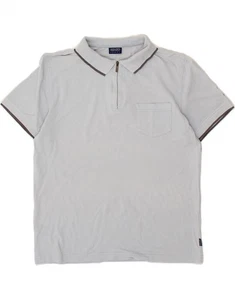KENZO Mens Polo Shirt Medium Blue Cotton AV03 - Picture 1 of 5