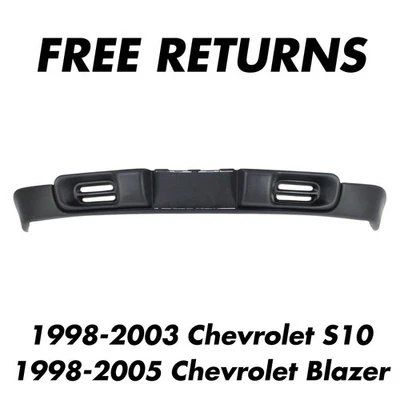 Cenefa inferior delantera texturizada para Chevrolet S10 1998-2003 / Blazer 1998-2005 Foto 1 de 4