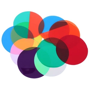  10 Pezzi Filtri Gel Pellicola Colore Luce Ambientale per Correzione Illuminazione - Foto 1 di 12