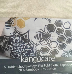 KangaCare Flachgewebewindeln 6er Pack OpenPackage - Bild 1 von 5