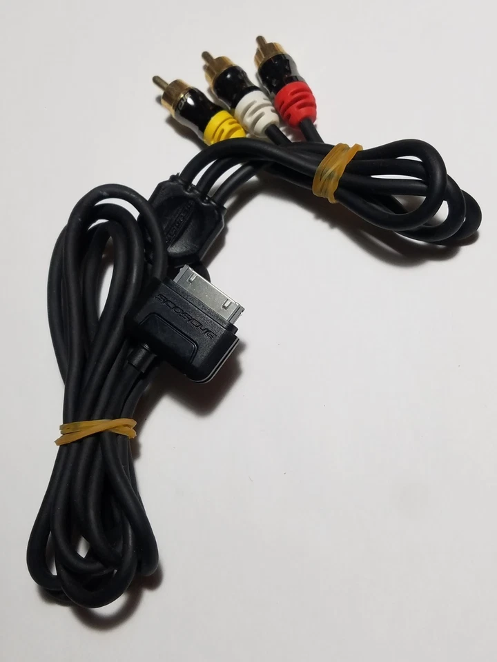 Raro Scosche Original Apple iPhone 4 A Cable de Audio Conector Rojo Pin Ancho Foto 1 de 3