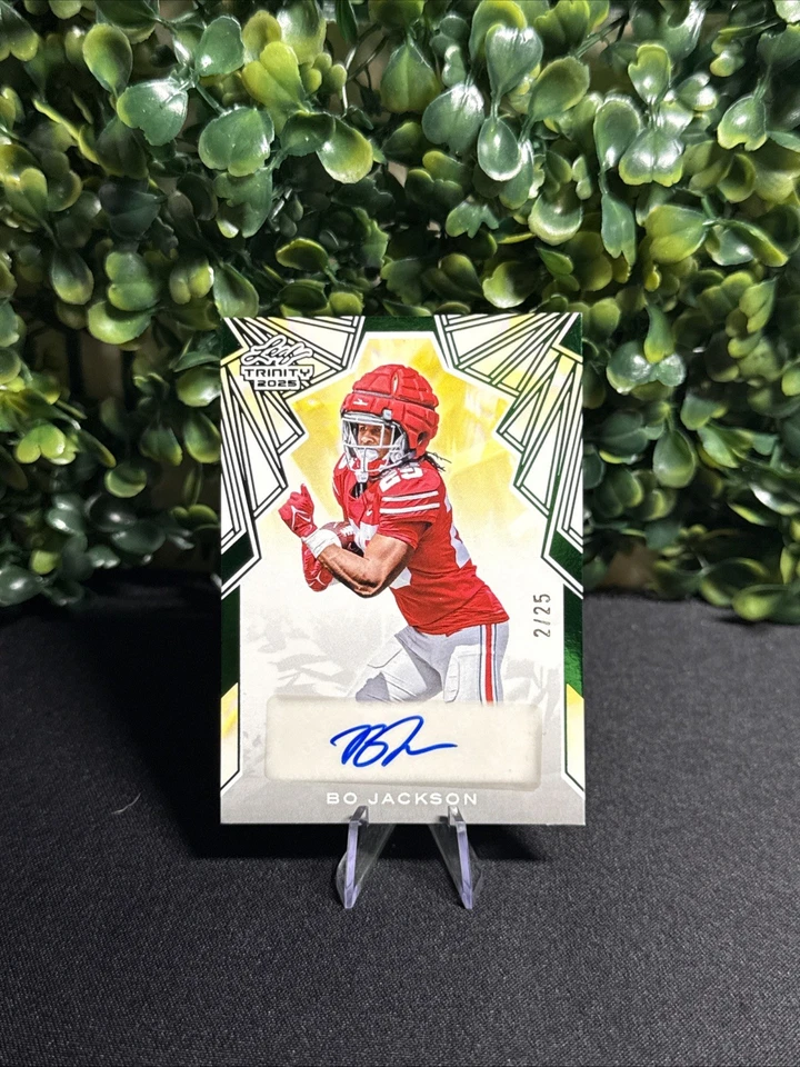 2025 Leaf Trinity Bo Jackson 亲笔签名 /25 俄亥俄州七叶树 🔥 — 第 1/2 张图片