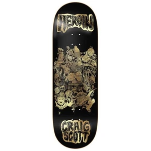 Heroin Skateboards Craig Questions Allegory Of Fear Skateboard Deck 10" - Bild 1 von 1
