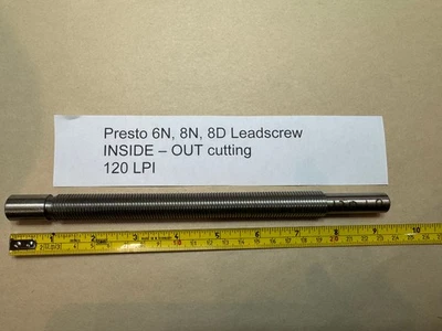 Presto 6N, 8N 120 LPI шаг - наизнанку - Feedscrew записи токарный станок свинцовый винт - Изображение 1 из 4