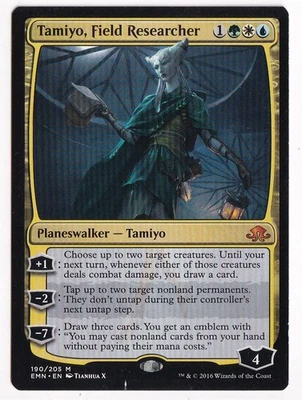 MTG Eldritch Moon Tamiyo, Field Researcher 190/205 LP Mythic - Image 1 of 2