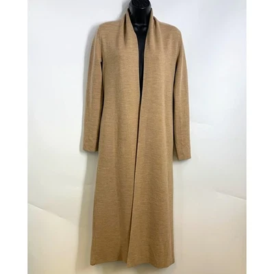 BABATON Kirby Long Sleeve Merino Wool Blend Open Front Duster Cardigan XXS - Image 1 of 4