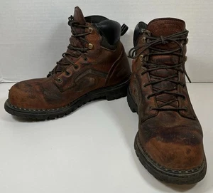 Red Wing Shoes Men’s 10 Steel Toe Brown Leather ASTM F 2413 Work Boots 2326 - Picture 1 of 13