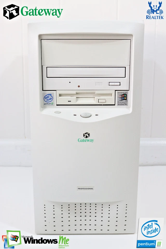 Gateway Professional v933 Intel Pentium III, 128MB RAM, Windows ME ⭐Retro Gaming - Image 1 of 4