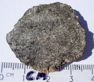 8,69 gramos rebanada 35x29x4mm Ksar Ghilane 022 acondrita meteorito no agrupado + certificado de autenticidad - Imagen 1 de 3