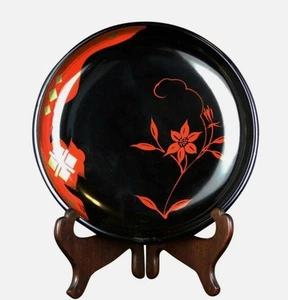 Vintage Japanischer Urushi Lack Teller - Bild 1 von 6