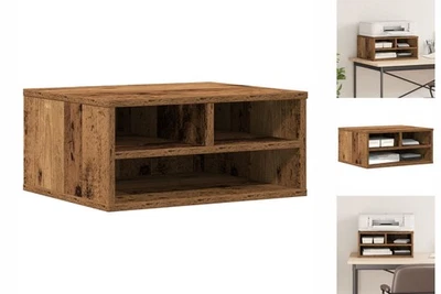 Druckerständer Raucheiche 49x40x22,5 Cm Holzwerkstoff Alte Eiche - Bild 1 von 4