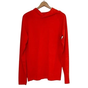 Lululemon Men’s Performance Hoodie Size Medium Orange Yellow Live in Practice - Picture 1 of 12