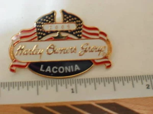 Laconia Harley Owners Group Motorcycle Club Pin, Lapel Pin, 2005 - Picture 1 of 1